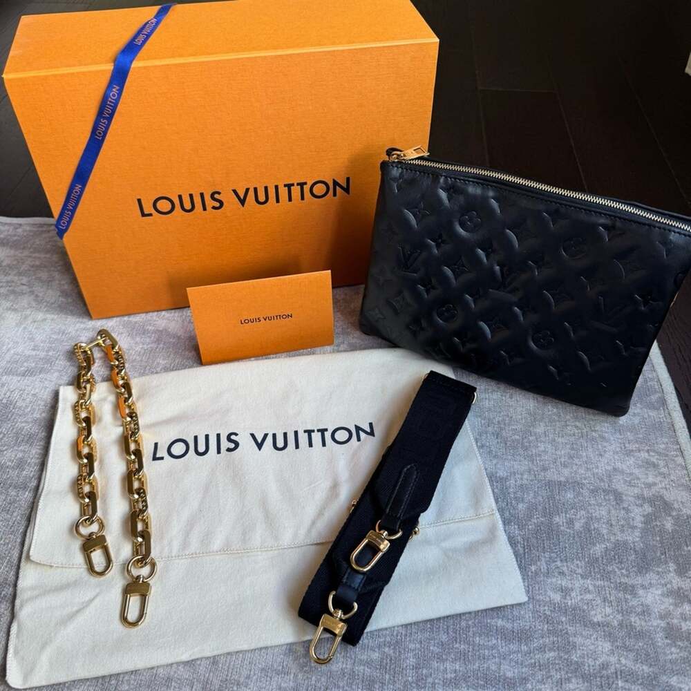 Louis Vuitton Coussin PM Black with Gold Hardware